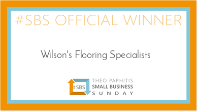 Wilson's Flooring Specialists winners of SBS